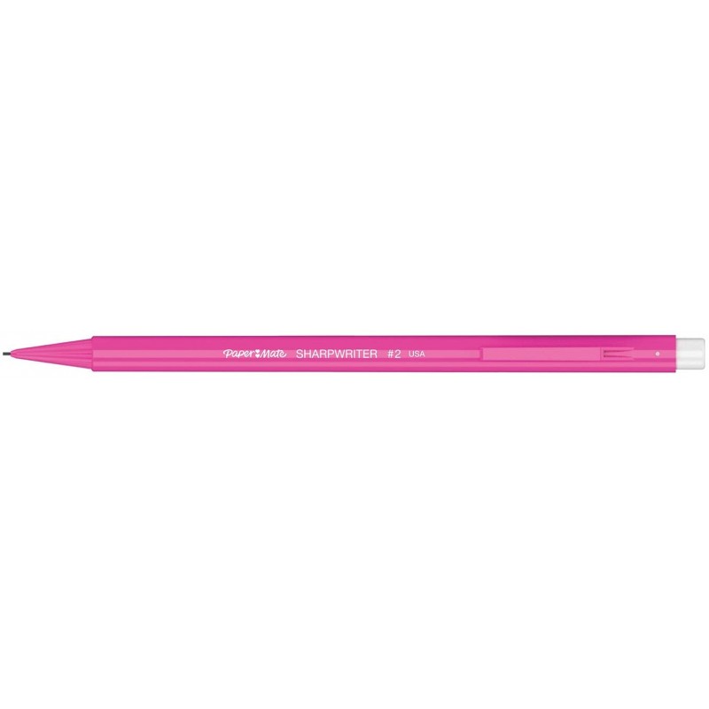 Paper Mate Non-Stop matita portamine, 0,7mm, HB, colori fluo Rosa